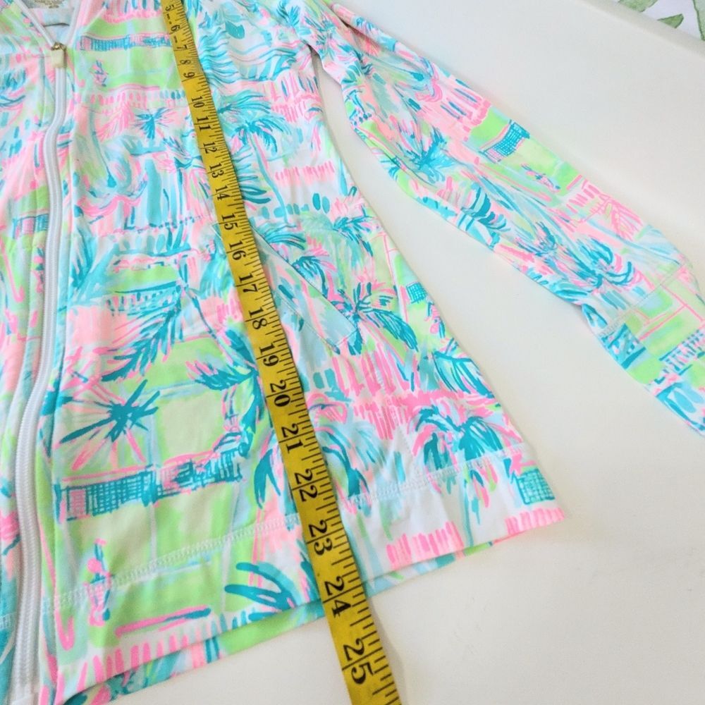 Lilly Pulitzer Meryl Nylon Hadlee Tennis Jacket Colorful Small Golf Active - Picture 7 of 8